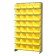 Yellow Plastic Storage Bin Single Sided Pick Racks