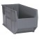 Pallet Rack Plastic Bins Gray