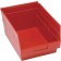 Red Plastic Storage Bin