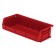 Red Plastic Storage Bins