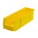 Yellow Plastic Hang and Stack Bins