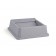 Untouchable Containers Square Swing Top Lid Gray