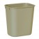 13-5/8-Quart Small Wastebasket Beige