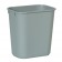 13-5/8-Quart Small Wastebasket Gray