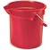 14-Quart Round Bucket Red