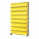 Yellow Plastic Storage Bin Single Sided Pick Racks