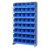 Blue Plastic Storage Bin Single Sided Pick Racks