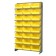 Yellow Plastic Storage Bin Single Sided Pick Racks