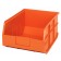 Plastic Stackable Shelf Bins SSB445 Orange