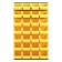 Wall Mount Panel with Storage Bins - Yellow