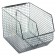 Wire Mesh Stack & Hang Bin shown with Optional Divider