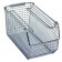 Wire Mesh Stack & Hang Bin shown with Optional Hanger