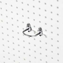 Pegboard 3" Double Mounted U-Shaped Hook