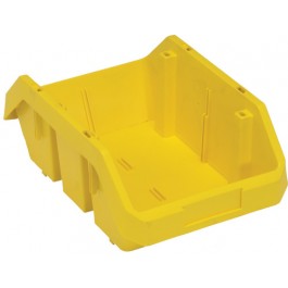 Double Sided Plastic Bin Yellow