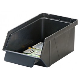 Conductive ESD Plastic Storage Bin with Parts