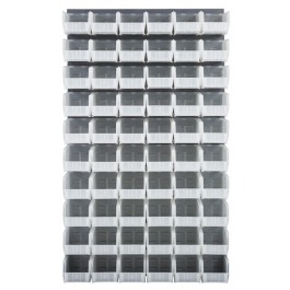 Clear Plastic Storage Bin Louvered Panel Systems