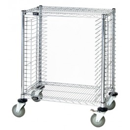 Wire Shelving Cart - Holds 19 Trays