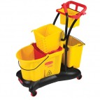 WaveBrake Mopping Trolley Sideward Wringer