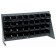 Black Plastic Storage Bin Bench Rack Systems