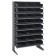 Single Sided Pick Rack with Bins - Black