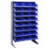 Single Sided Pick Rack with Bins - Blue