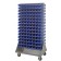 Plastic Storage Bins Louvered Panel Rack Systems Blue