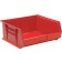 Plastic Storage Bins QUS250 Red