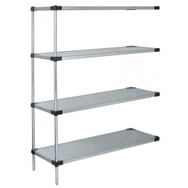 63"H Solid 4-Shelf Add-On Kits