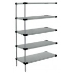 5-Shelf Solid Shelving Add-On Units