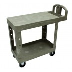 2-Shelf Utility Cart Flat Shelf