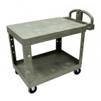 2-Shelf Utility Cart Flat Shelf