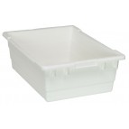 Plastic Cross Stack Tubs White