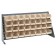 Ivory Plastic Storage Bin Bench Rack Systems