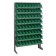 Single Sided Pick Rack with Bins - Green