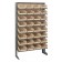 Single Sided Pick Rack with Bins - Ivory