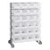 Clear Plastic Storage Bin Steel Rail Systems