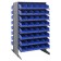 Plastic Storage Bin Sloped Shelving Pick Rack Blue