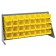 Yellow Plastic Storage Bin Bench Rack Systems