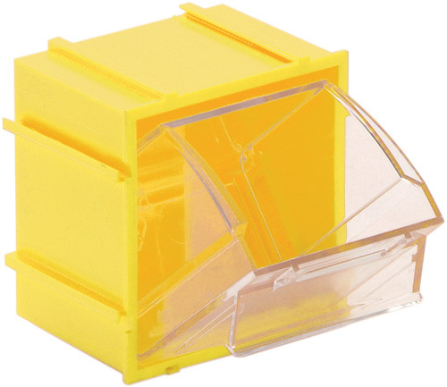 Individual Clear Plastic Tip Out Tilt Bin Parts Organizer - QTB409