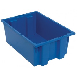 SNT200 Blue Plastic Stack and Nest Tote