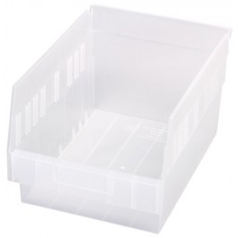 Clear Plastic Storage Bins - QSB207CL