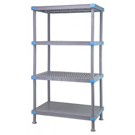 Millenia 86" 3 Vented 1 Solid Shelving Mixed Unit - QP244286V3S1
