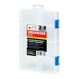 Clear Compartment Storage Box - QB400