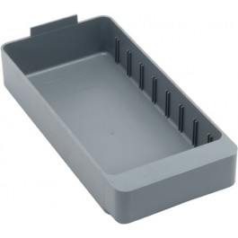QED401 Gray Plastic Drawer