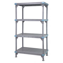 Millenia 50" 4-Tier Solid Shelving Unit - QP212450SS-4