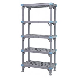 Millenia 74" 5-Tier Vented Shelving Unit - QP183674VS-5