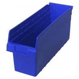 Plastic Shelf Bins QSB804 Blue