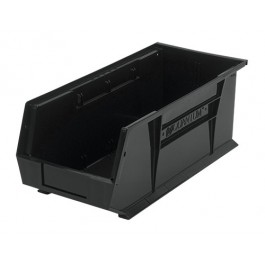 Recycled Black Plastic Storage Bins - QUS248BR