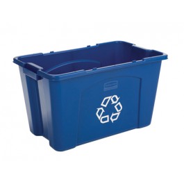 18-Gallon Recycling Plastic Box