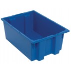 SNT200 Blue Plastic Stack and Nest Tote